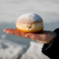 Einspritzloch beim Krapfen