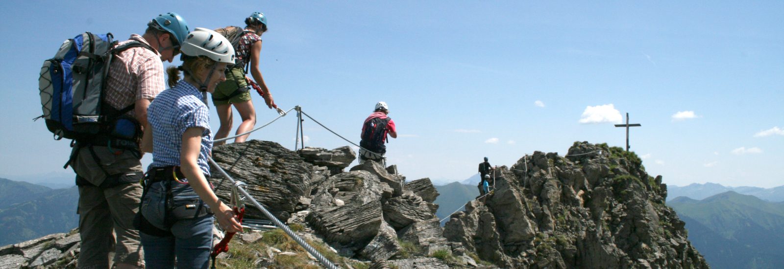 Klettersteige auf der Schlossalm