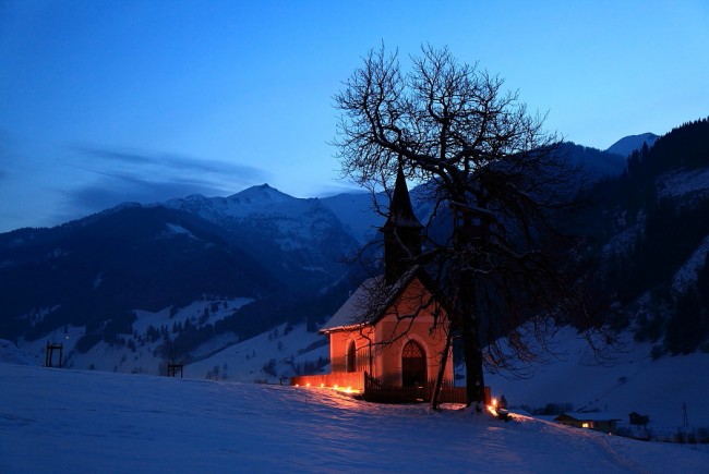 Laireitingkapelle im Winter
