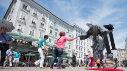 Strassenkünstler in Salzburg