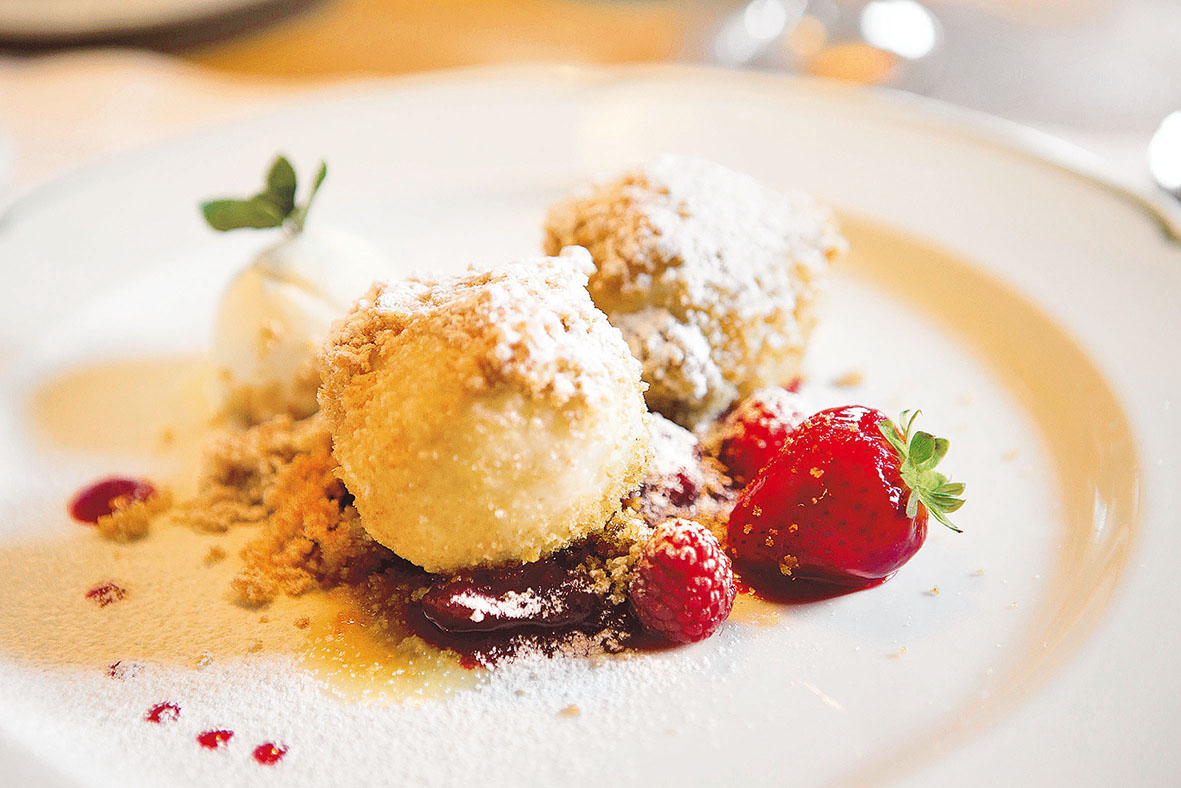 Erdbeerknödel der feinen Art