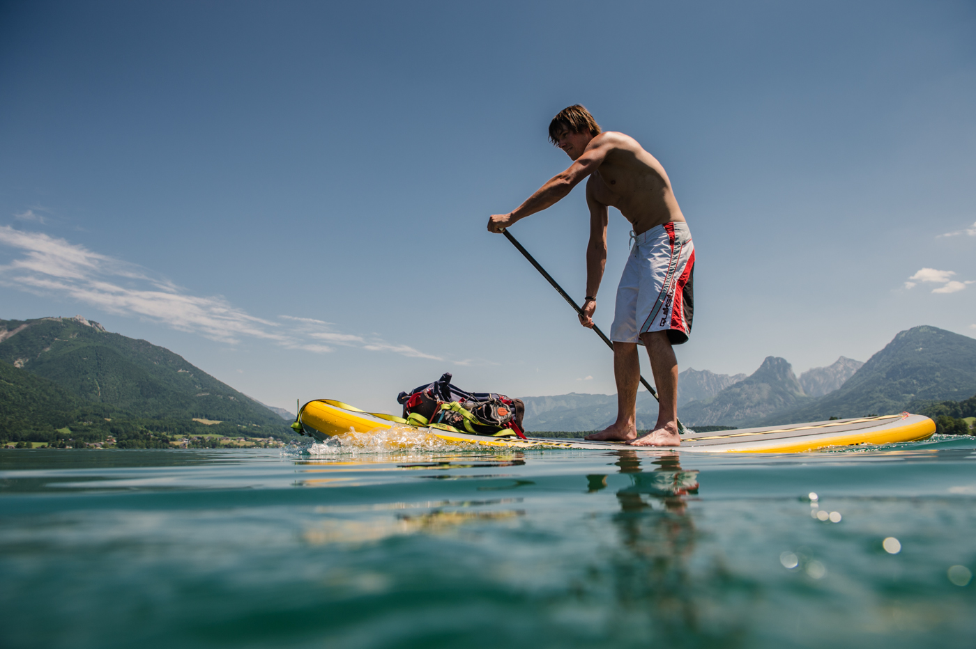 Stand Up Paddling und Deep Water Soloing am Wolfgangsee