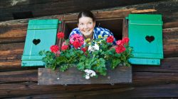 Motorrad-Stopp bei der Sennerin