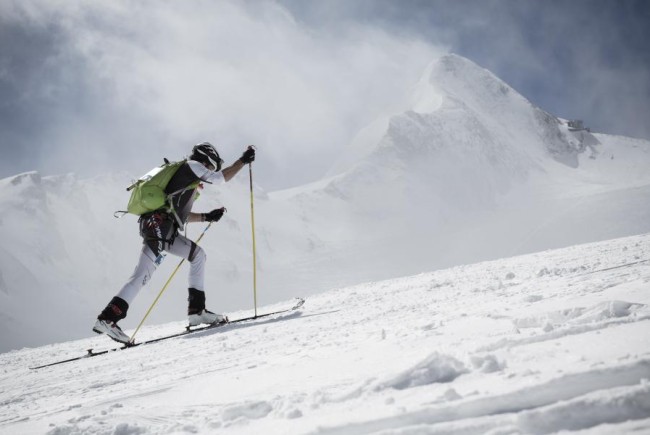 Viele Athleten trainieren schon für die beiden Skitouren-Events am Kitz. c Kitzsteinhorn