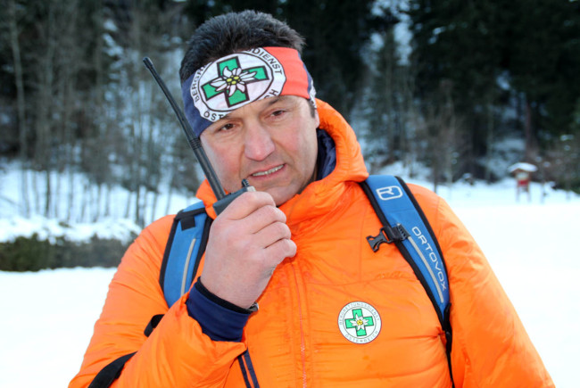 Ortsstellenleiter der Bergrettung Bad Gastein, Roland Pfund