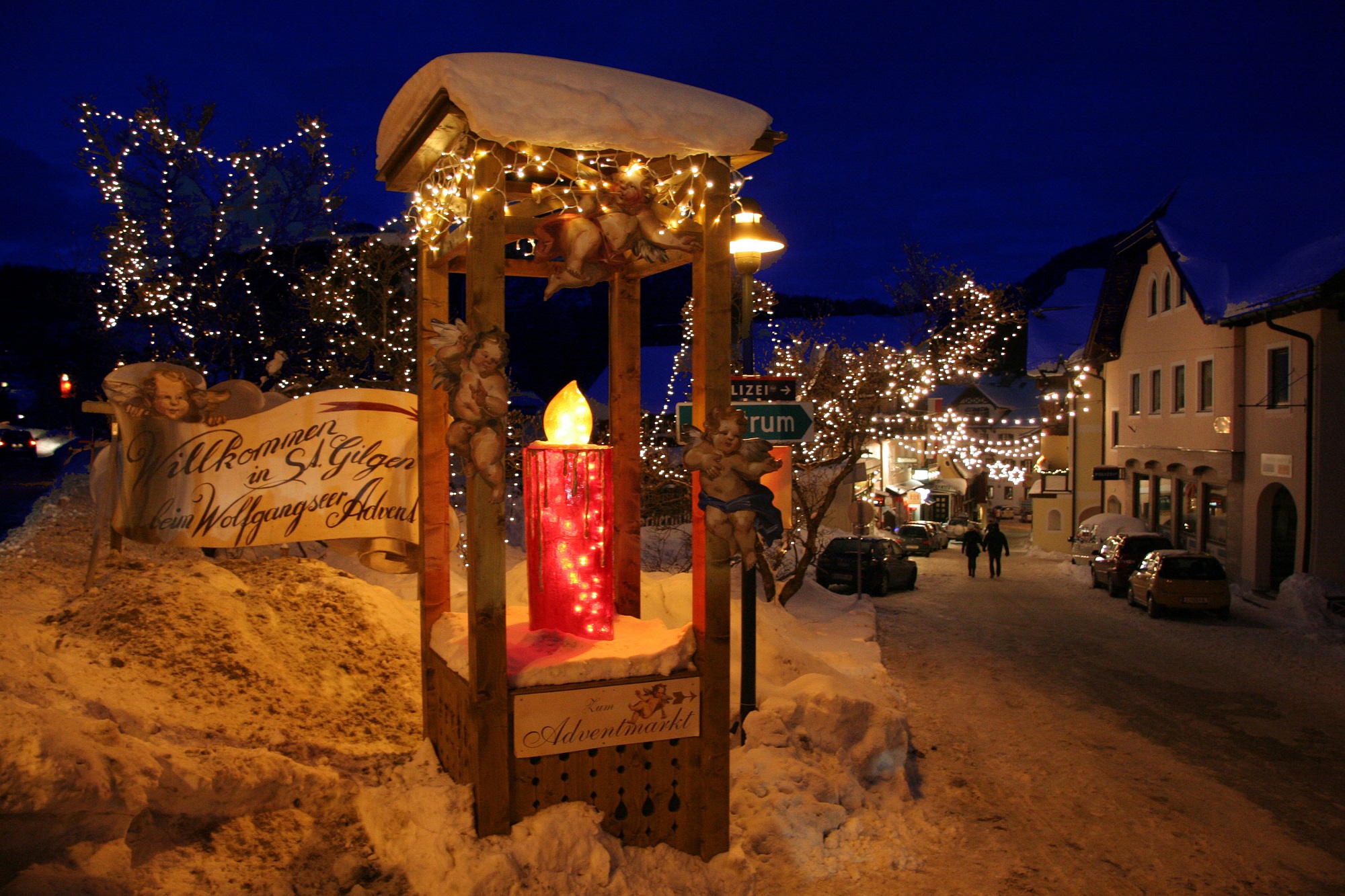 Weihnachtliches St. Gilgen© WTG