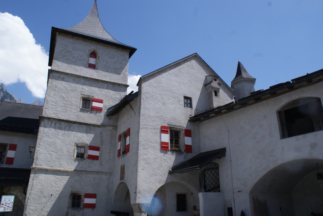 Burg Hohenwerfen Innenhof