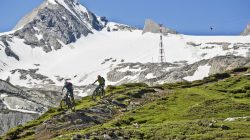 Freeride-Bike am Kitzsteinhorn