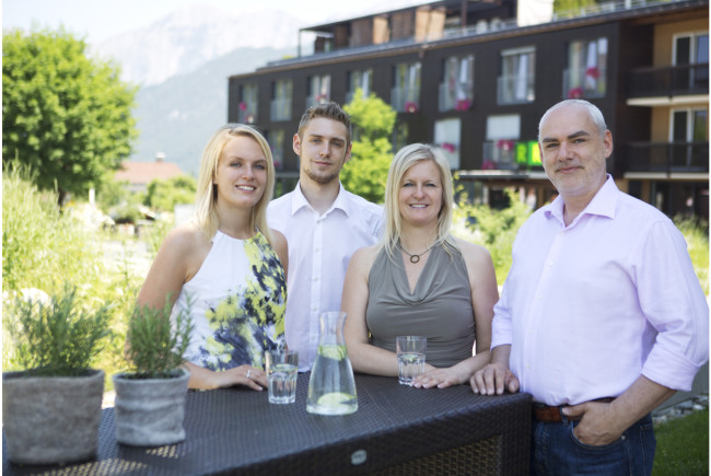 Die Familie Riedlsperger vom Ritzenhof in Saalfelden.