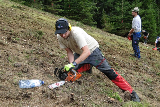 Gemeinsam mit 36 Freiwilligen aus dem Dorf sorgte Ingo Dürlinger und sein Team für eine perfekte Abfahrt. 