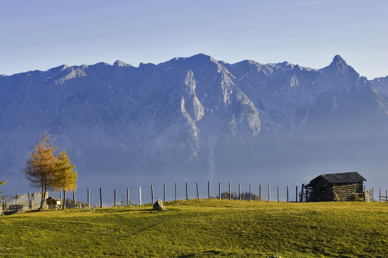 Blick auf das Tennengebirge. © Heiko Mandl