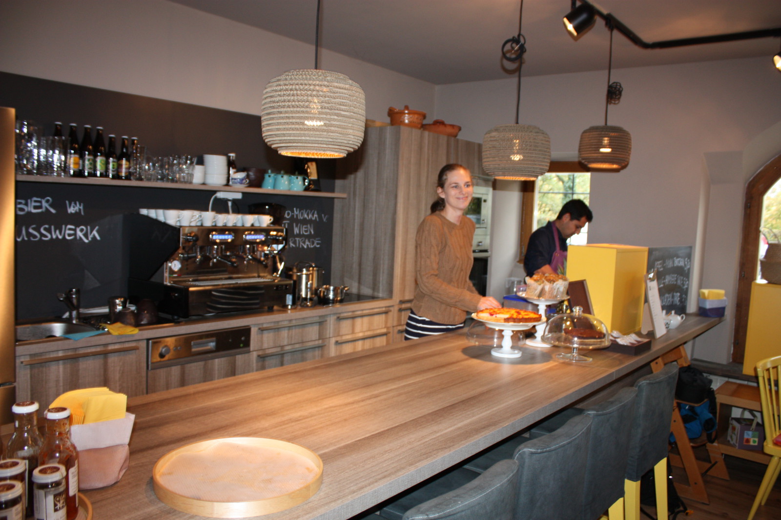 Eva – happy bei der Arbeit
