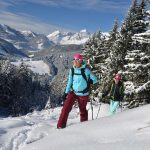 Gruppe auf Skitour