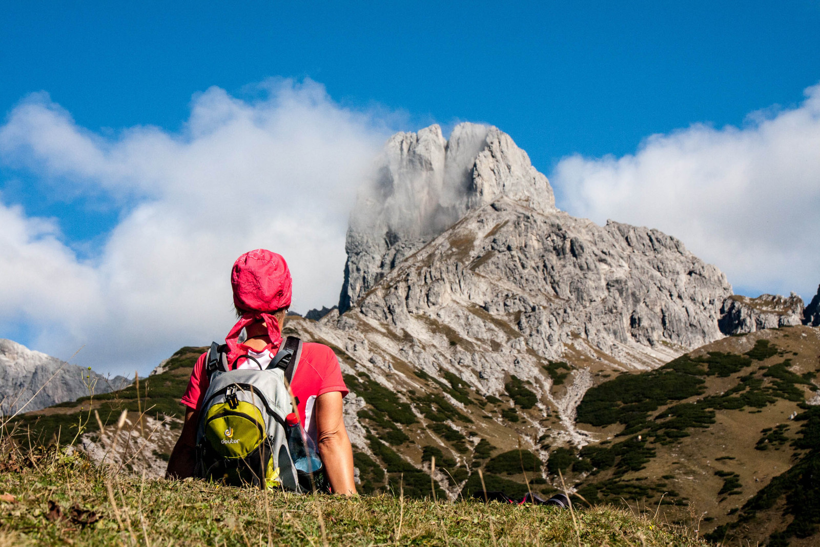 Der grandiose Blick zur Bischofsmütze (Foto: Coen Weesjes)