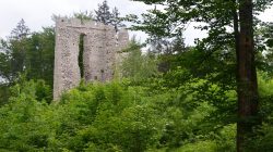 Die Barmsteine und die Ruine Thürndl in Hallein