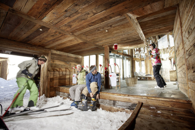 Ski-In ist in diesem Hotel wörtlich gemeint!