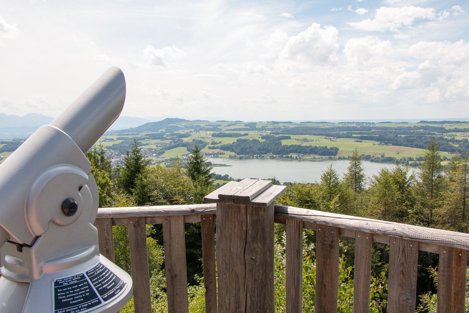 Ausblick auf den Obertrumer See