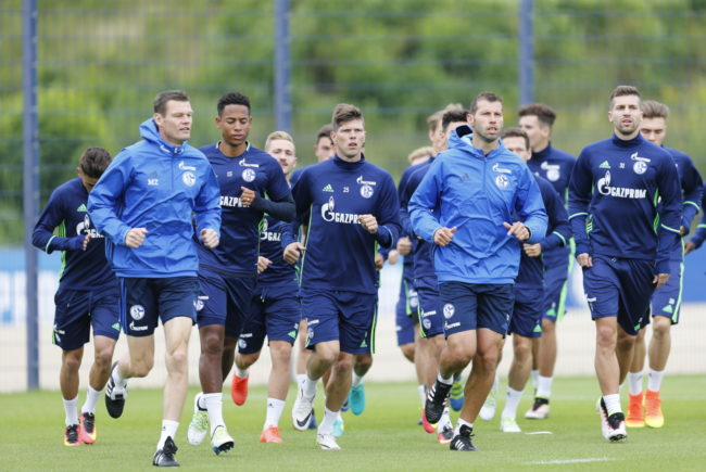 Die Mannen von Schalke 04 beim Training FC Schalke 04 / Karsten Rabas