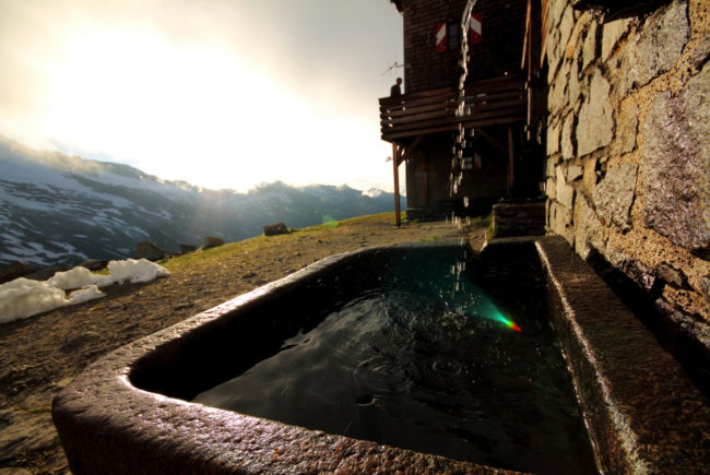 Trinkwasser aus dem Nationalpark Hohe Tauern. c SalzburgerLand Tourismus