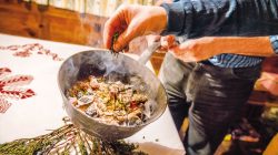 Heilkräuter im Rauch