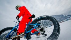 Flachau fährt Fatbike im Schnee