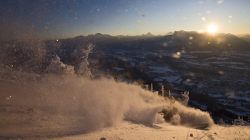 Freeriden am Gaisberg