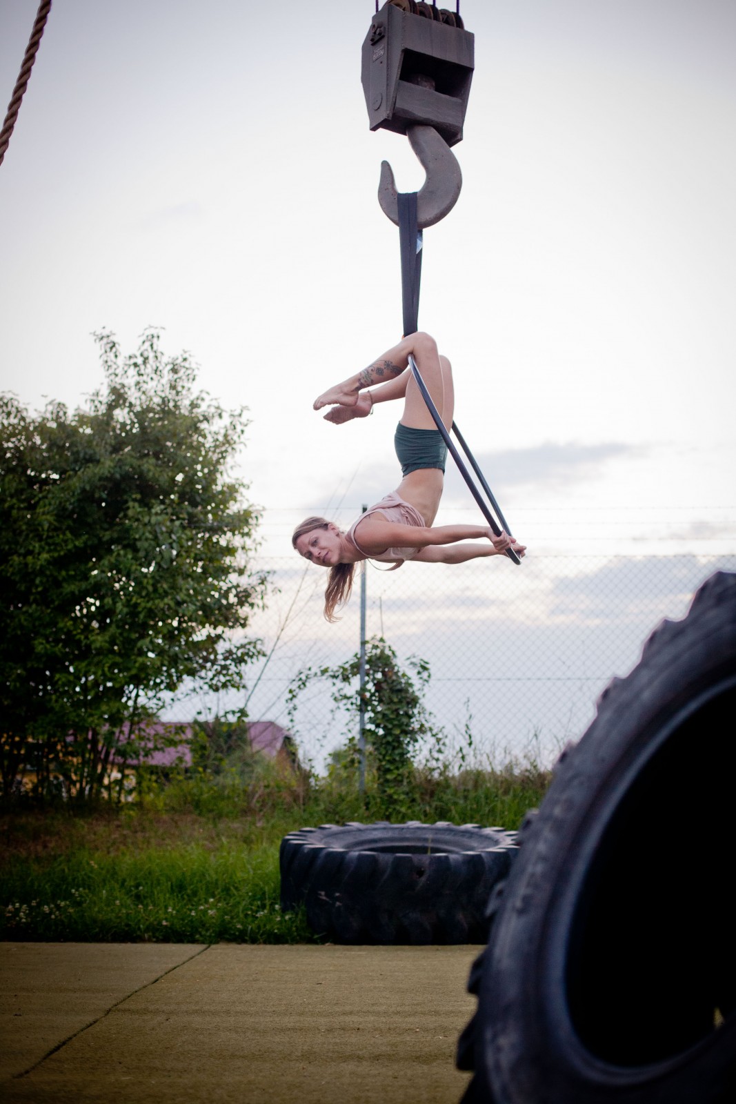 Raphi am Haken bei der Panzerhalle (c) wildbild