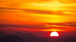 Morgensonne und Abendrot