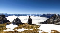 Wo unten Nebel, da oben Sonne