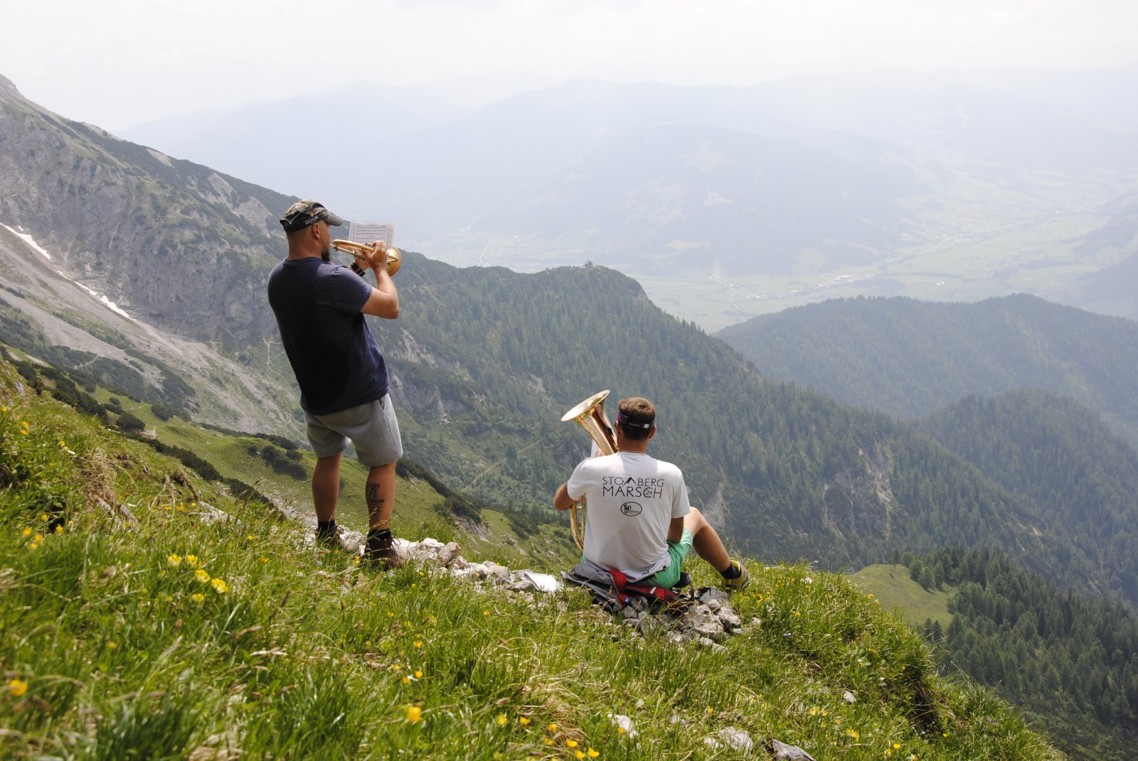 Musikalische Ständchen im hochalpinen Gelände © Petra Astner