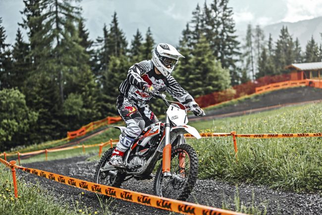 E-Motocross Park Zell am See Schmitten mit KTM E-Motocross Bikes