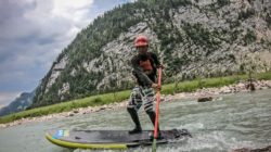 Wildwasser-SUP im Salzburger Saalachtal