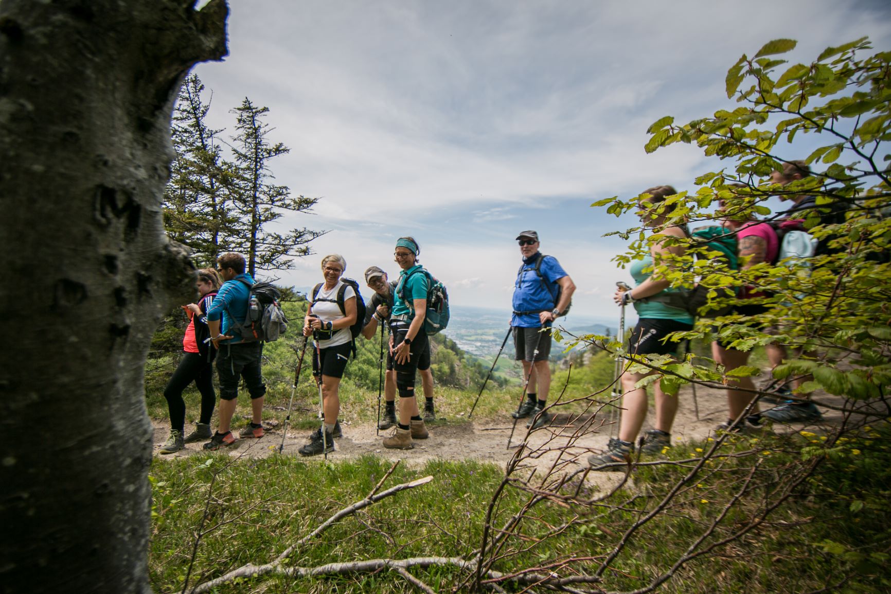 Wandern im Team