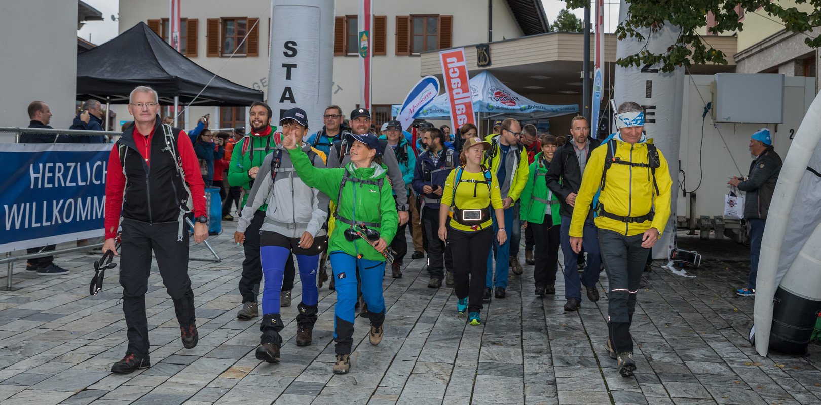 Start- und Zielgelände am Dorfplatz in Maishofen