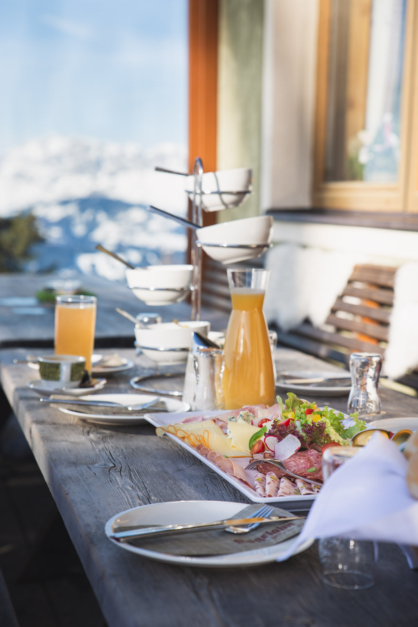 Frühstück auf der Kogelalm