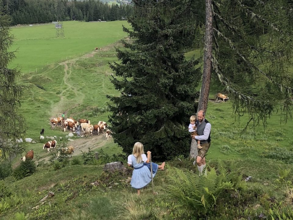 Familie wandert, Dientalm, Mühlbach am Hochkönig