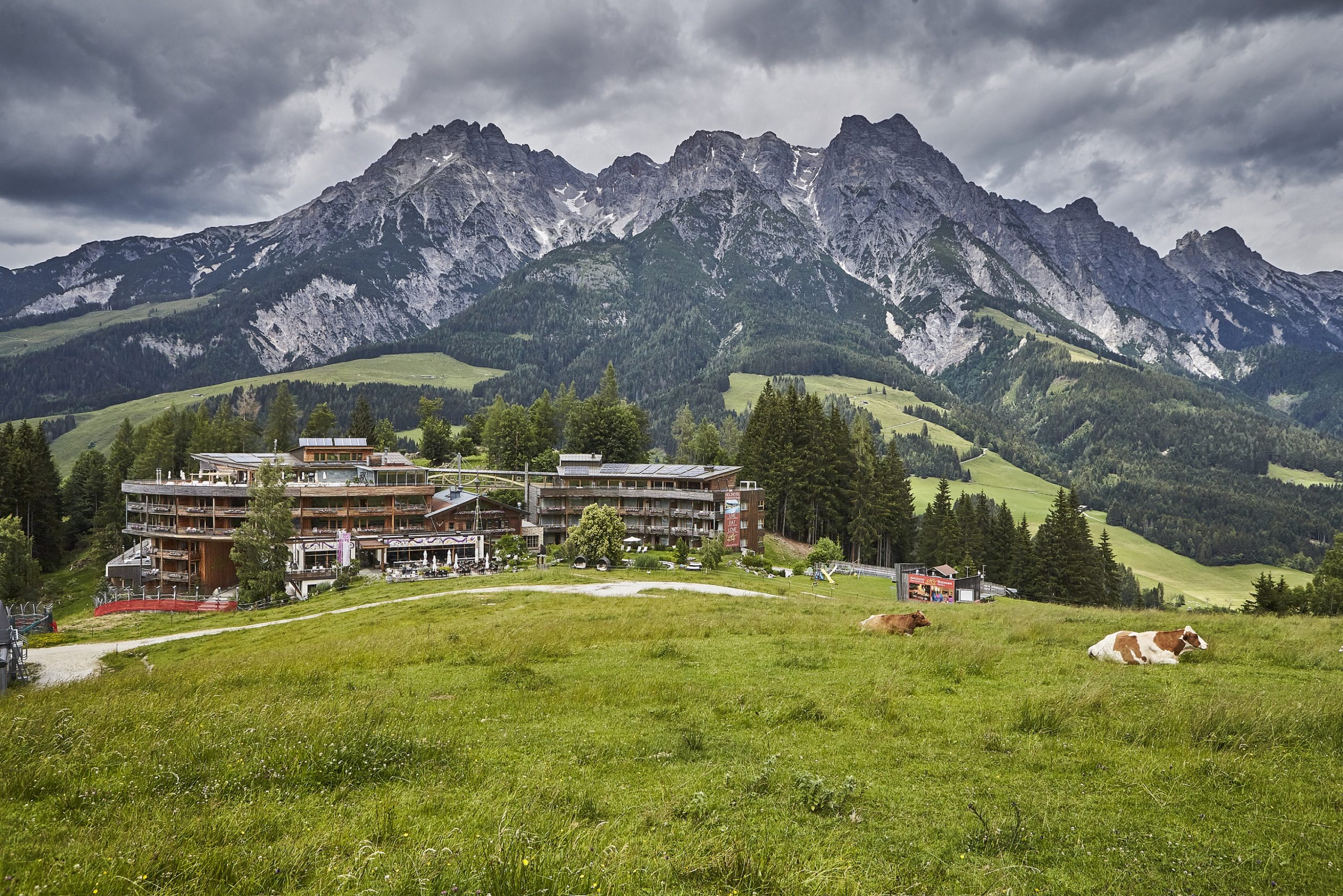 Forsthofalm Leogang Berge Panorama