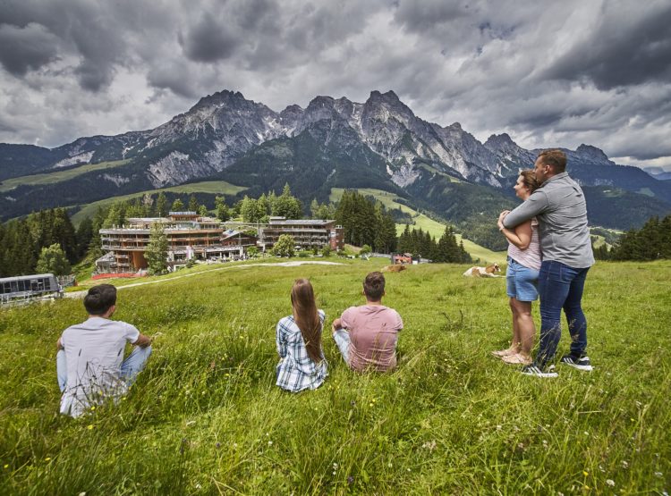 Forsthofalm Leogang Bergpanorama