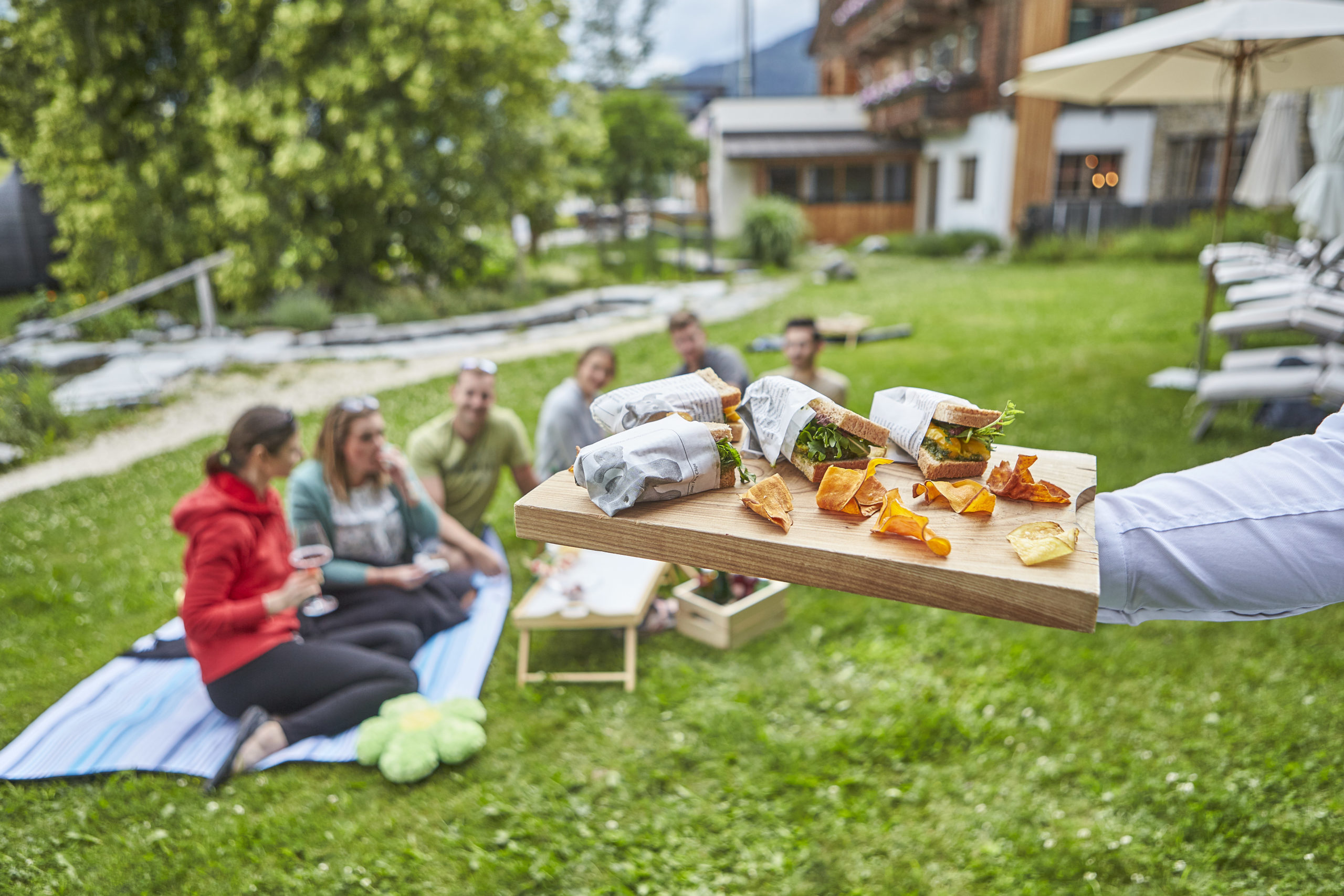 Picknick auf der Forsthofalm