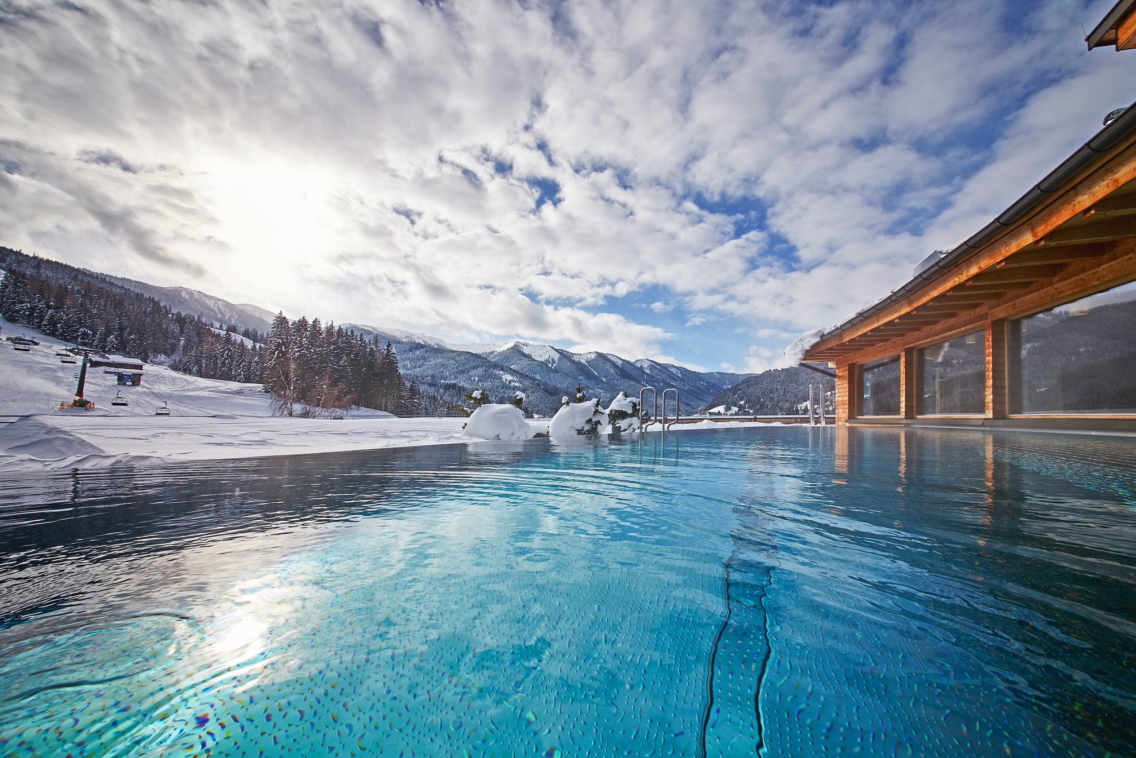Forsthofalm beheizter Pool