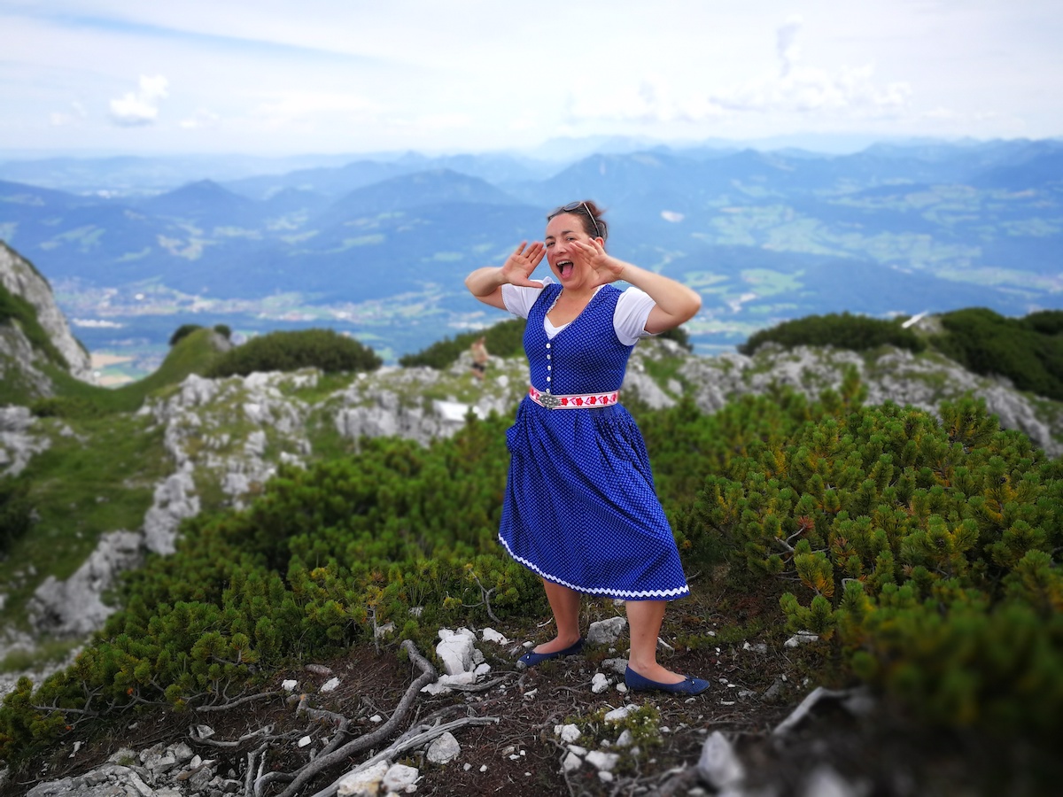 Anita Biebl Jodeltrainerin am Untersberg