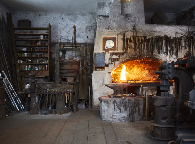 Alte Schmiedewerkstatt in Leogang