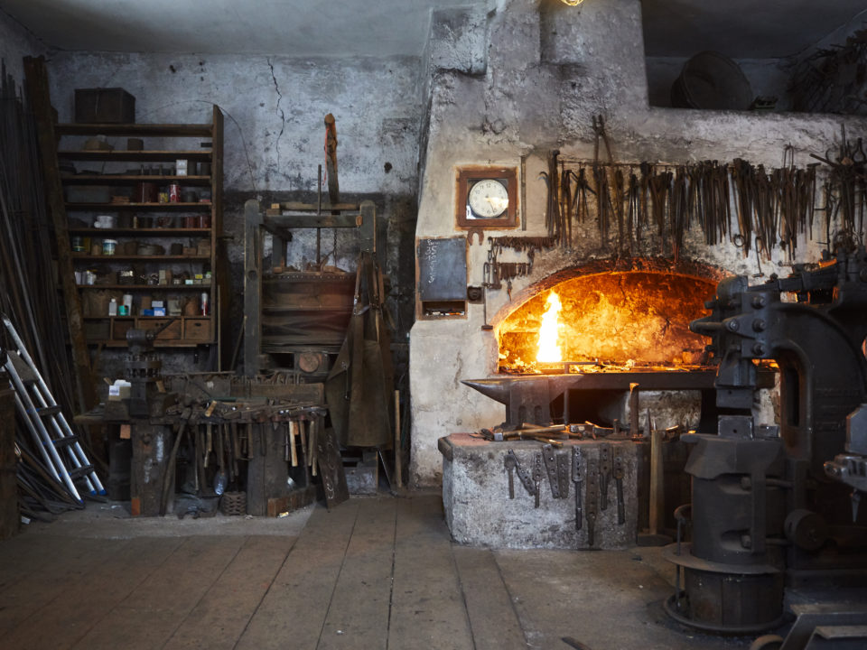 Alte Schmiedewerkstatt in Leogang