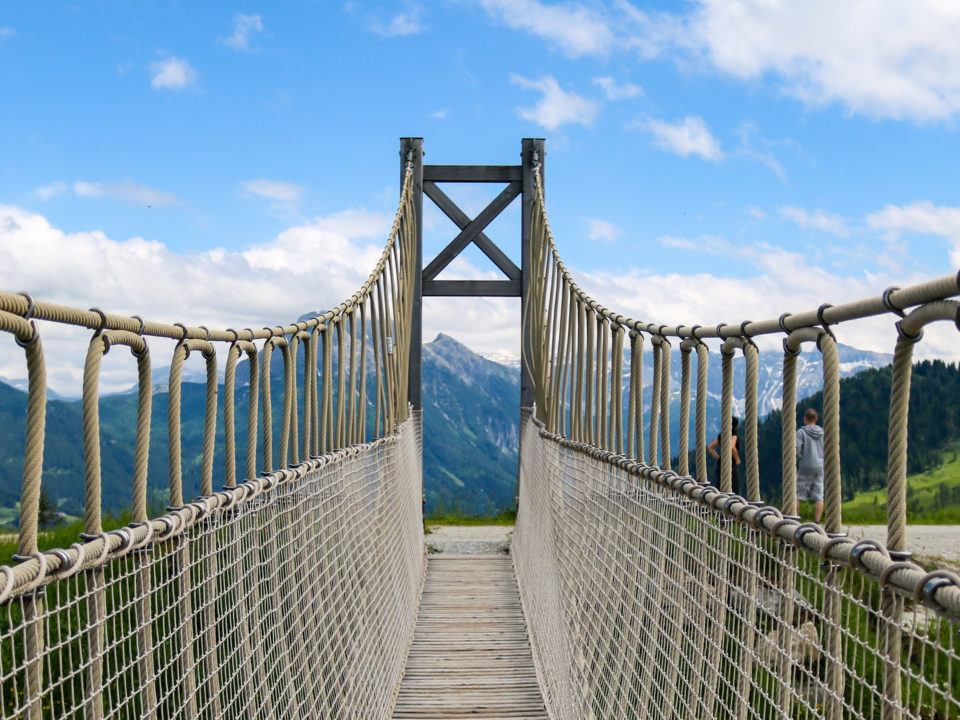 Wagrainis Grafenberg Hängebrücke