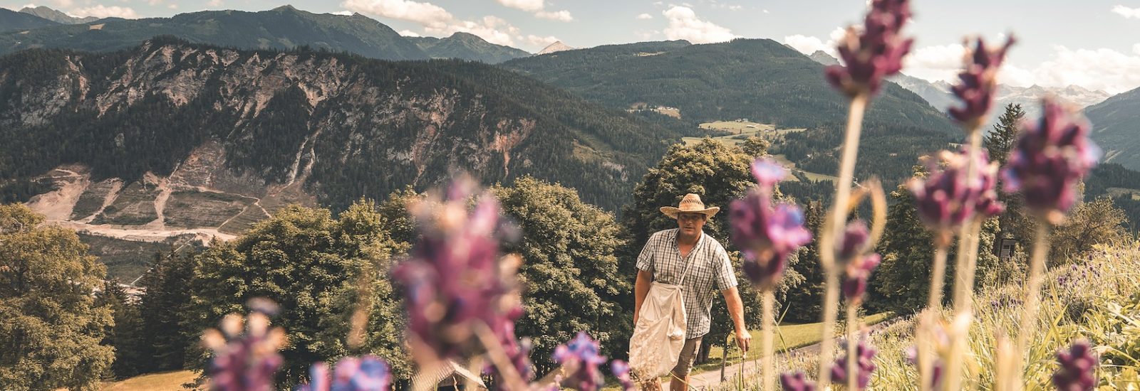 Michael bei der Ernte