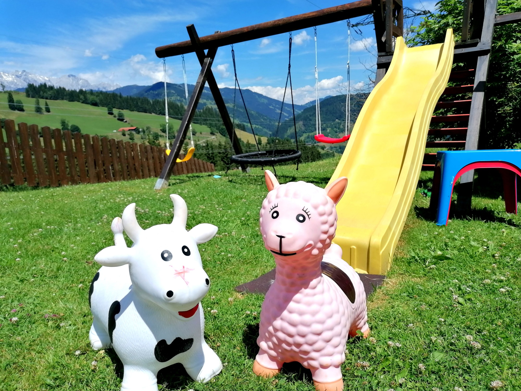 Spielplatz für die jüngeren Golfer:innen beim Gasthof Pilzegg 