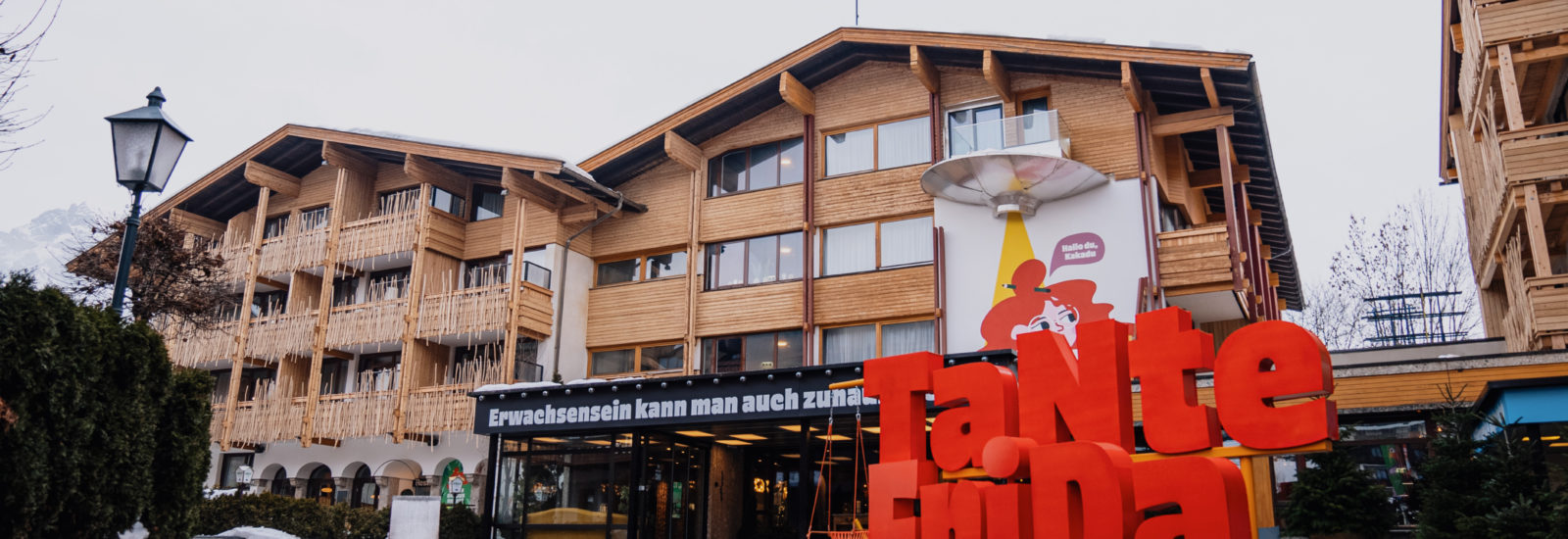 Hotel Tante Frida Maria Alm außen