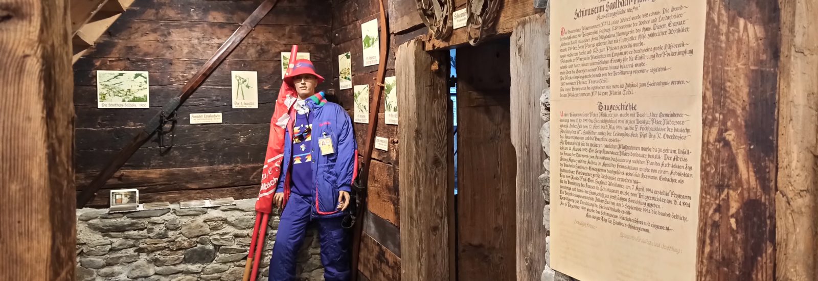 Eingangsbereich im Ski-Museum in Saalbach