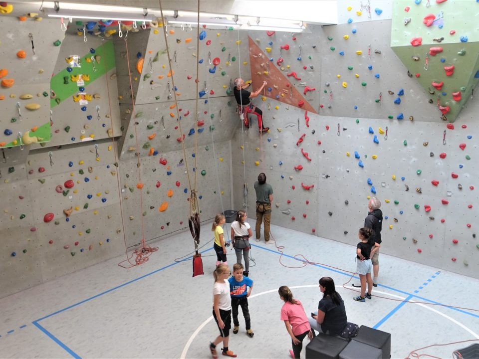 Kletterhalle in der Berg-Schule Großarl © Sepp Kendler