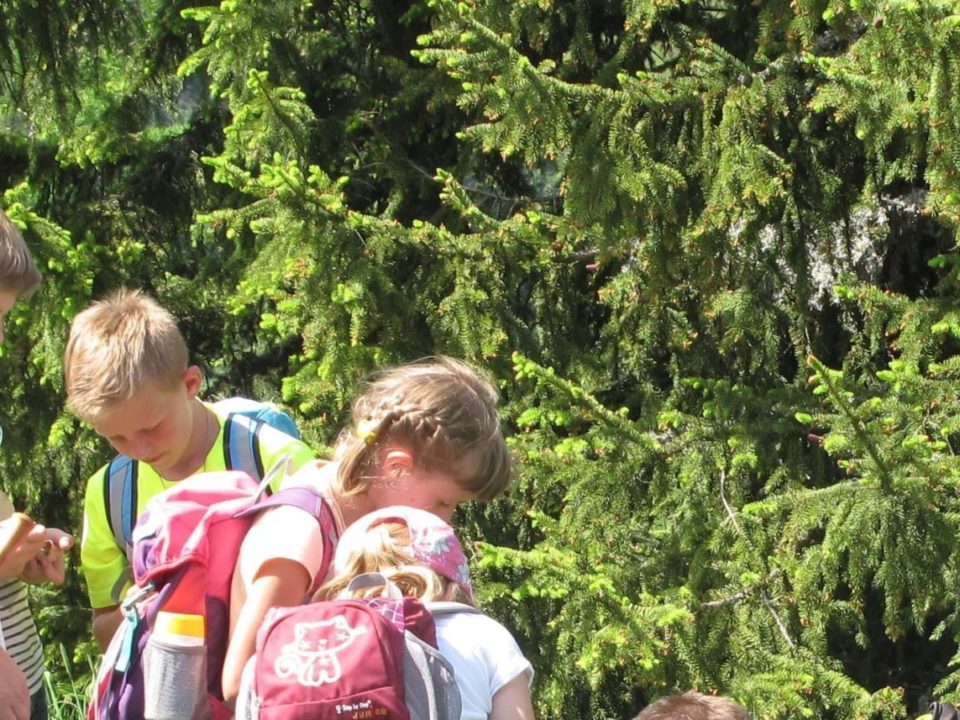 Kinder bei der Märchenwanderung in Großarl © Andrea Seer